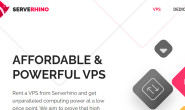 ServeRhino测评 – 1核/4G内存/30G硬盘/10T流量/500M带宽/KVM/德国/季付€14.85
